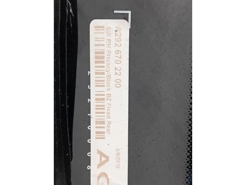 Cristallo Fisso Parafango POST DX A2926702200 Mercedes Classe GLE W166 2015