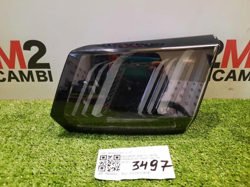 Fanale INT POST DX 9836231380 Peugeot 3008 II 2016