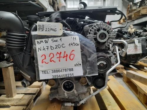 Motore Semicompleto N47D20C 143 CV 105 KW Bmw Serie 1 E82 Coupe 2005