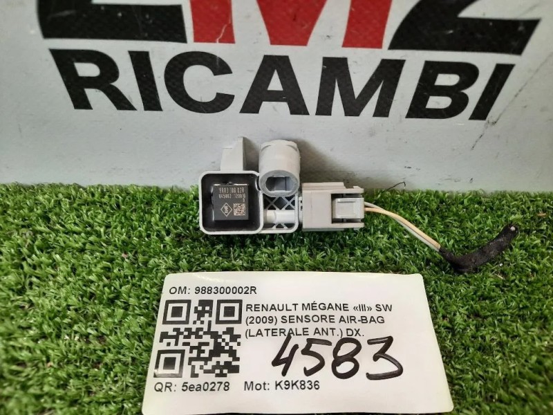 Sensore Air-bag Laterale ANT DX 988300002R ANT DX Renault Mégane III SW 2009