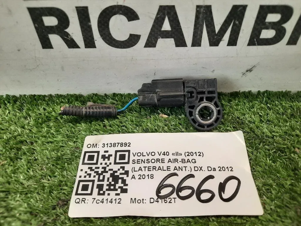 Sensore Air-bag Laterale ANT DX 31387892 ANT DX Volvo V40 II 2012