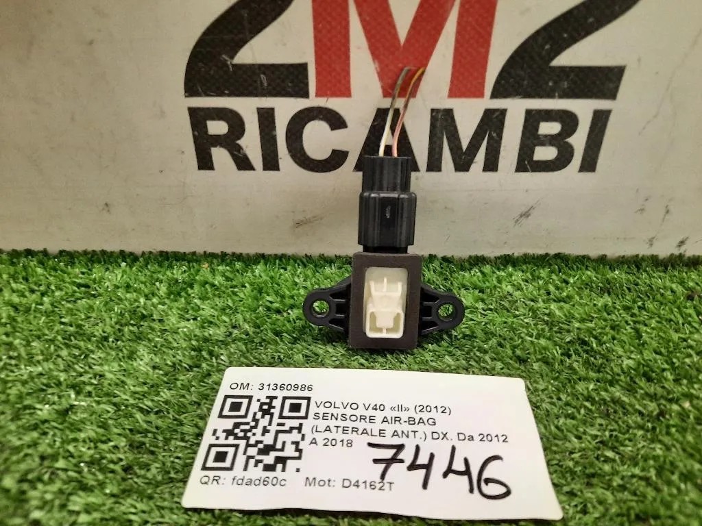 Sensore Air-bag Laterale ANT DX 31360986 ANT DX Volvo V40 II 2012