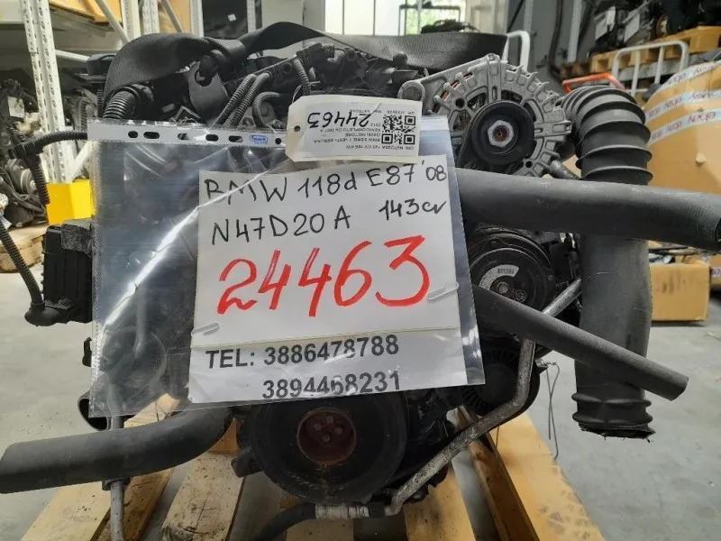 Motore Semicompleto N47D20A 143 CV 105 KW Bmw Serie 1 E87 Berlina 2005