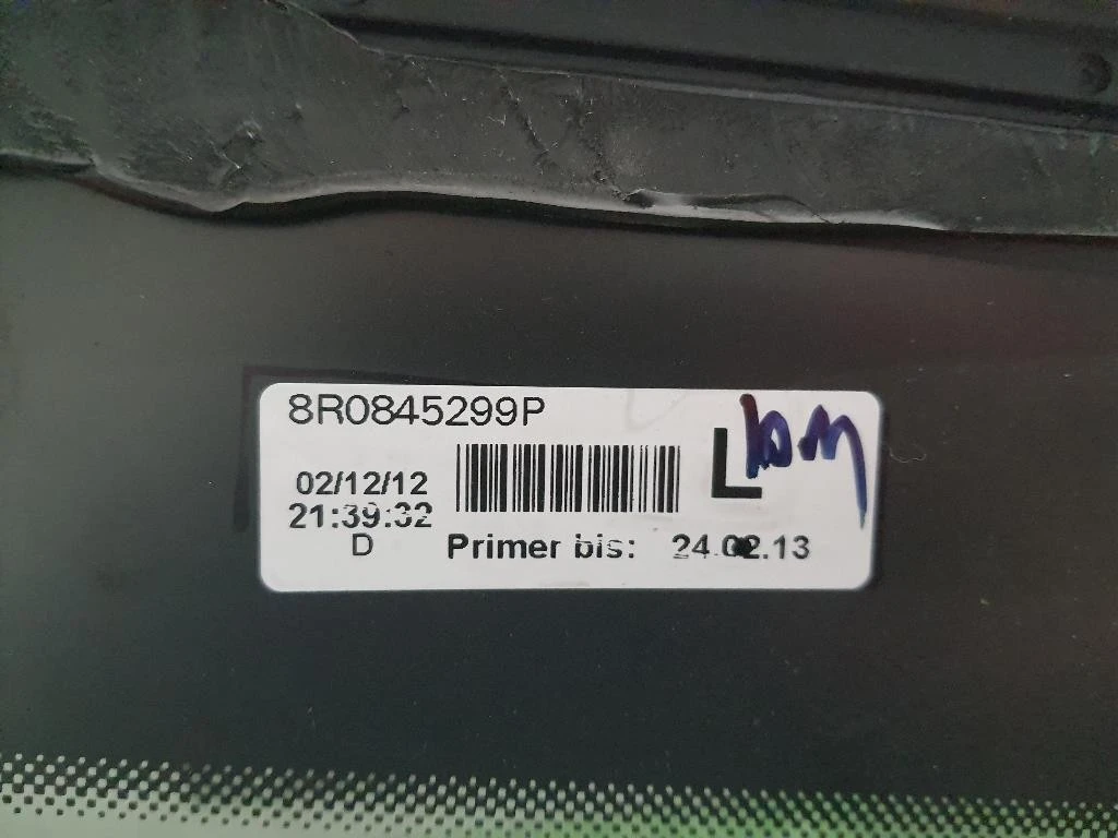 Cristallo Fisso Parafango POST SX 8R0845299P Audi Q5 8RB 2012