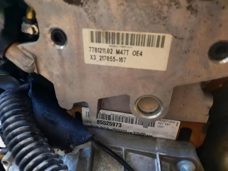 Motore Semicompleto M47N204D4 163CV 120KW Bmw Serie 1 E87 Berlina 2005