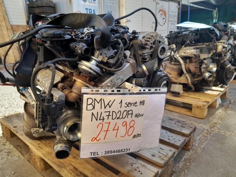 Motore Semicompleto N47D20A 143CV 105 KW Bmw Serie 1 E87 Berlina 2005