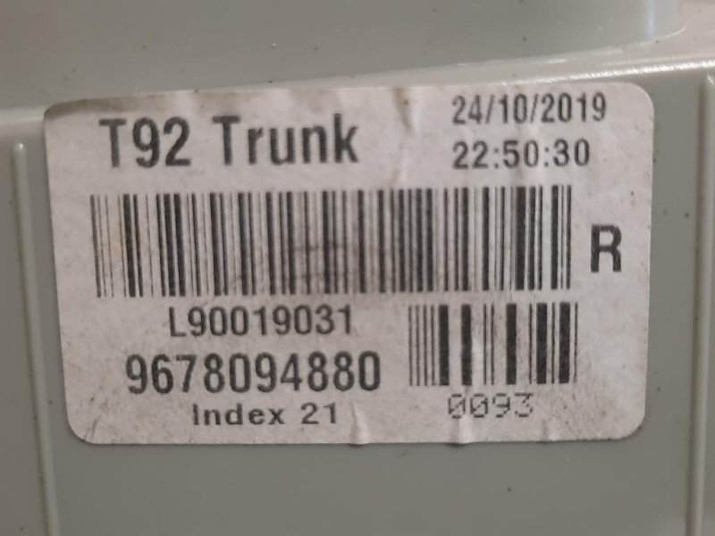 Fanale INT POST DX 9678094880 Peugeot 308 II SW 2014