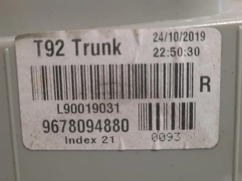 Fanale INT POST DX 9678094880 Peugeot 308 II SW 2014