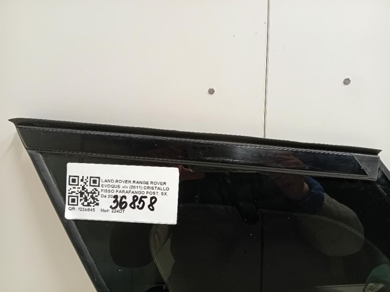 Cristallo Fisso Parafango POST SX Land Rover Range Rover Evoque I 2011