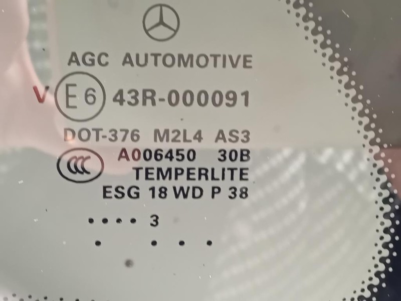 Cristallo Fisso Parafango POST SX A1666702112 Mercedes Classe ML W166 2012