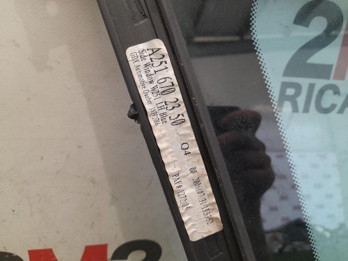 Cristallo Fisso Parafango POST SX
