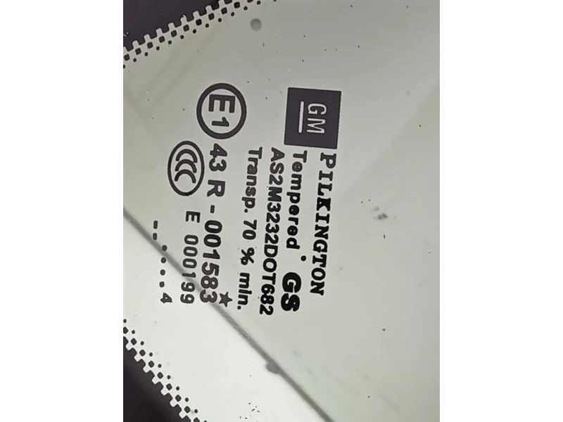 Cristallo Fisso Parafango POST SX CRISTALLO PARAFANGO POST SX Opel Astra J 2012