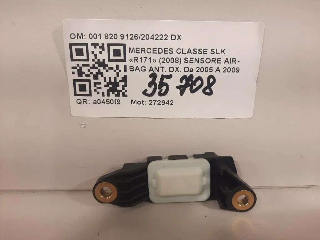 Sensore Air-bag ANT DX 001 820 9126204222 DX Mercedes Classe SLK R171 2008