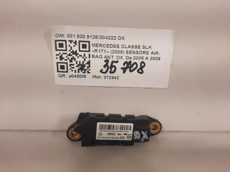 Sensore Air-bag ANT DX 001 820 9126204222 DX Mercedes Classe SLK R171 2008