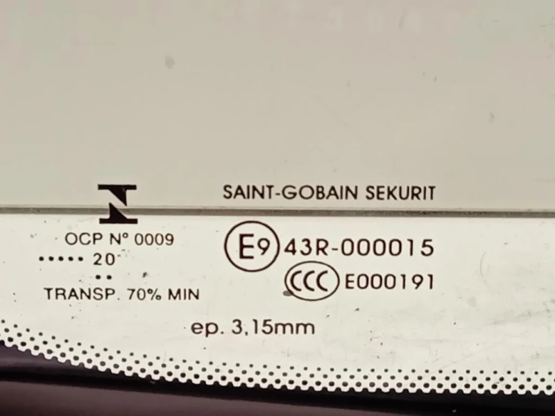 Cristallo Fisso Parafango POST SX CRISTALLO FISSO PARAFANGO POST SX Opel Combo E 2018