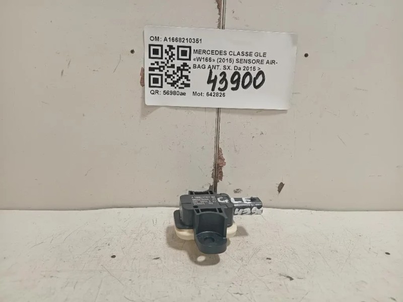 Sensore Air-bag ANT SX A1668210351 Mercedes Classe GLE W166 2015