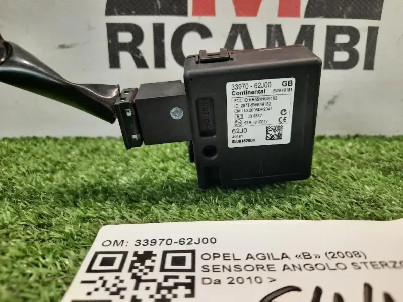 Sensore Angolo Sterzo 33970-62J00 Opel Agila B 2008