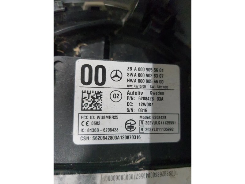 Sensore DI Distanza Cruise Control Adattivo A0009055601 Mercedes Classe B W246 2014