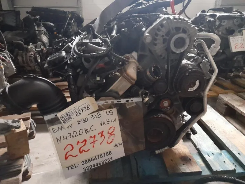 Motore Semicompleto N47D20C 143 CV 105 KW Bmw Serie 3 E90 Berlina 2005