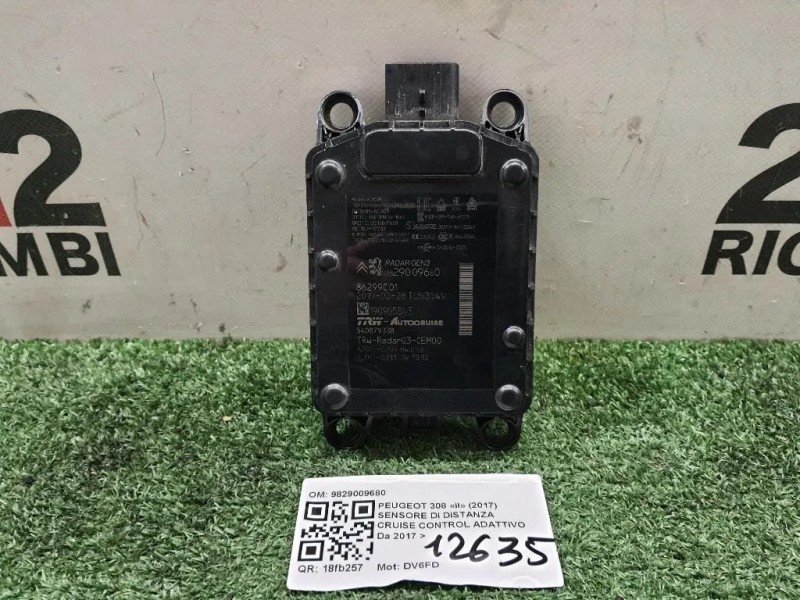 Sensore DI Distanza Cruise Control Adattivo 9829009680 Peugeot 308 II 2017