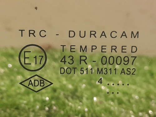 Cristallo Fisso Porta POST DX 43R-00097 Dacia Sandero I 2008