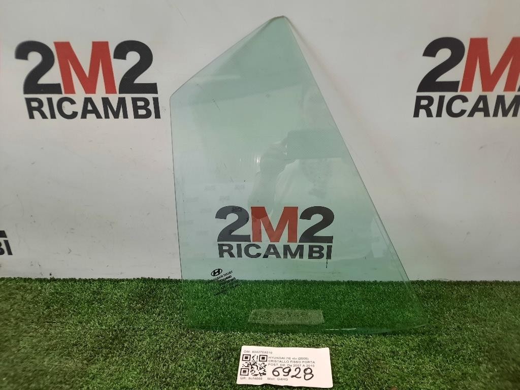 Cristallo Fisso Porta POST DX 834270X010 Hyundai I10 I 2008