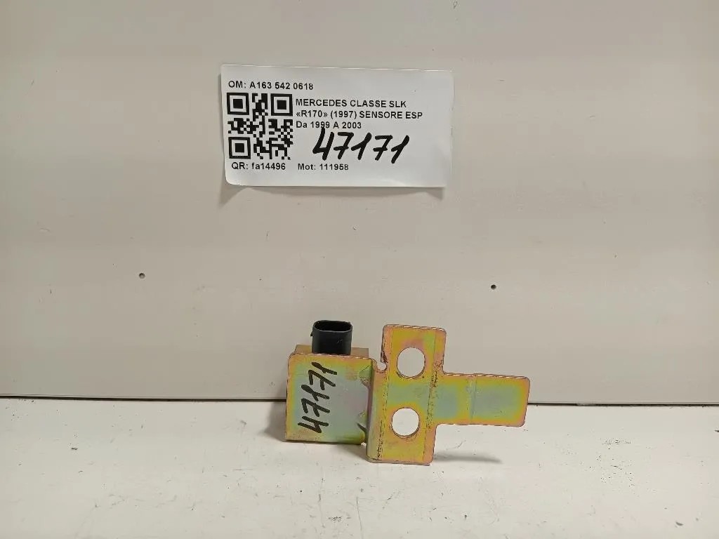 Sensore ESP A163 542 0618 Mercedes Classe SLK R170 1997