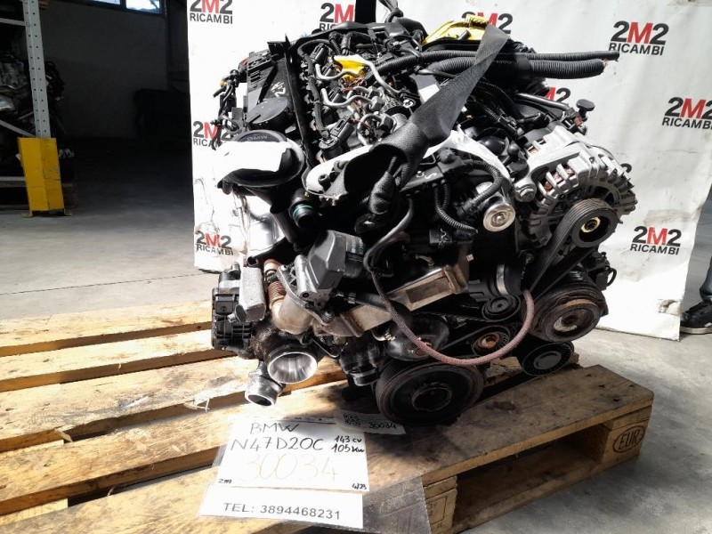 Motore Semicompleto N47D20C 143CV 105KW Bmw Serie 3 E91 Touring 2005