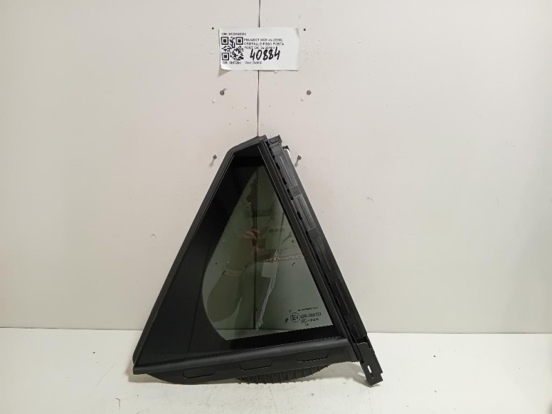 Cristallo Fisso Porta POST DX 9825845380 Peugeot 2008 I 2016