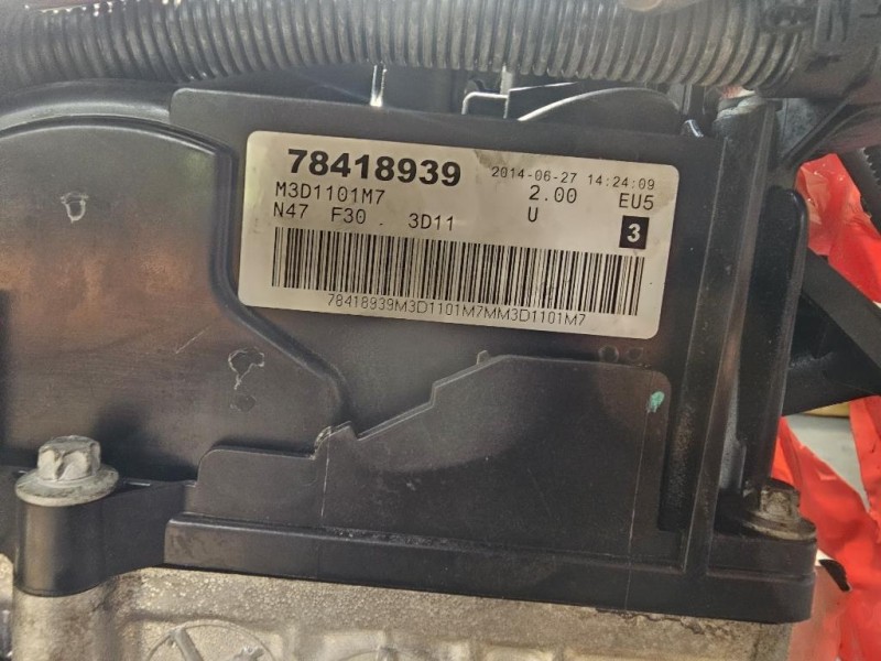 Motore Semicompleto N47D20C 184CV 135KW Bmw Serie 3 F30 Berlina 2012