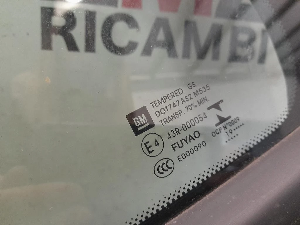 Cristallo Fisso Porta POST SX 565740102 Opel Astra K 2016