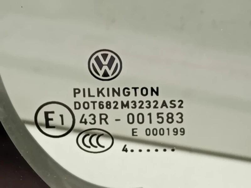 Cristallo Fisso Porta POST SX D0T682M3232AS2 Volkswagen GOLF VII Variant 2013