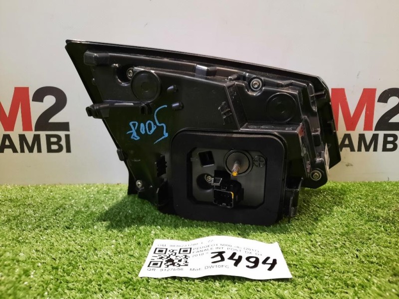 Fanale INT POST DX 9836231780 Peugeot 5008 II 2017