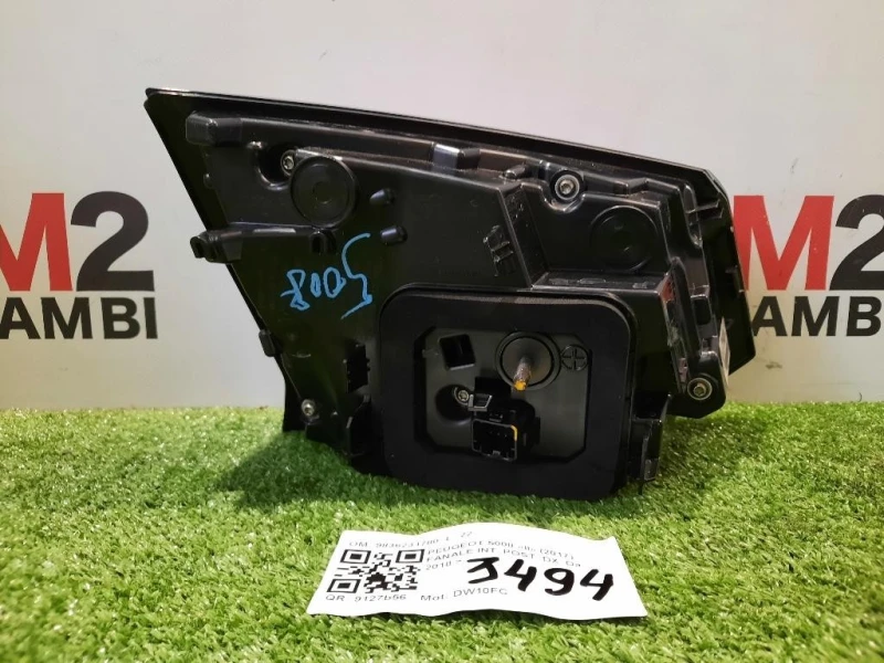 Fanale INT POST DX 9836231780 Peugeot 5008 II 2017