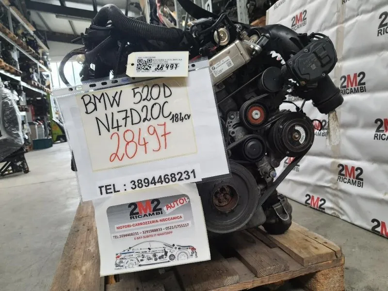 Motore Semicompleto N47D20C 184CV Bmw Serie 5 F10 Berlina 2010