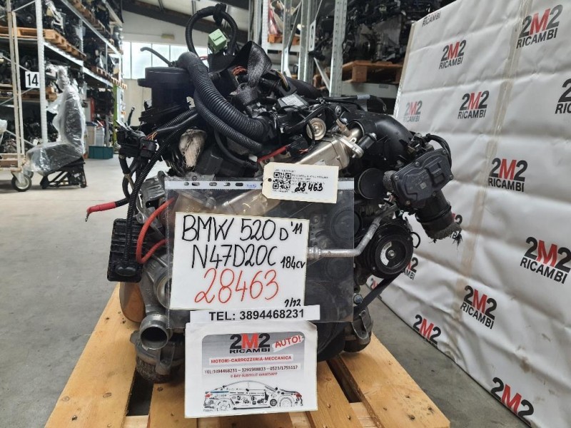 Motore Semicompleto N47D20C 184CV 135KW Bmw Serie 5 F10 Berlina 2010