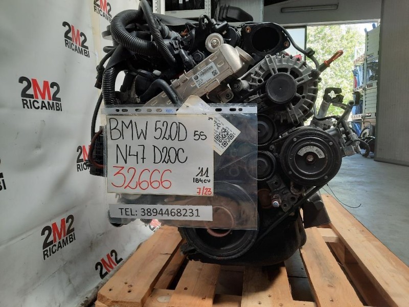Motore Semicompleto N47D20C 184CV 135KW Bmw Serie 5 F10 Berlina 2012