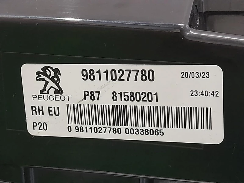 Fanale INT POST DX 9811027780 Peugeot 5008 II 2017