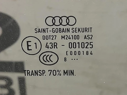 Cristallo Scendente Porta ANT DX VETRO CRISTALLO PORTA 43R001025 Audi A3 8V1 2012