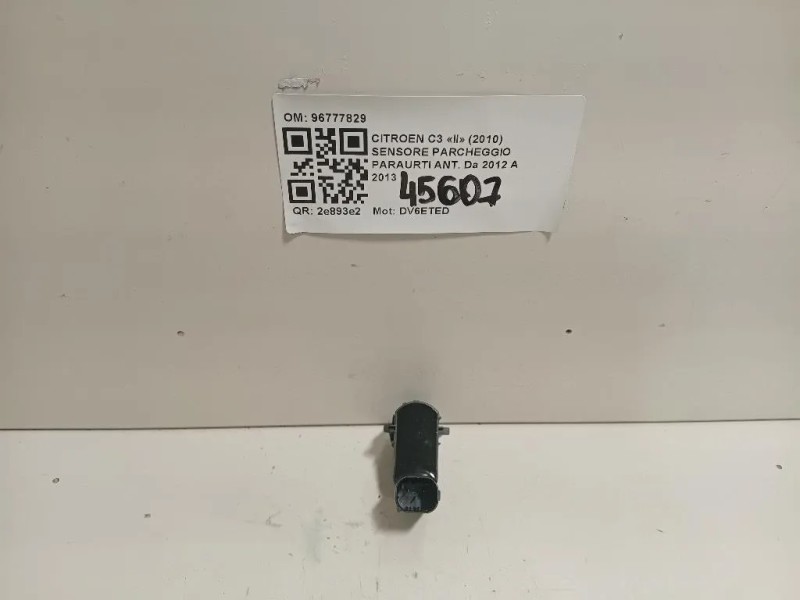 Sensore Parcheggio Paraurti ANT 96777829 Citroen C3 II 2010