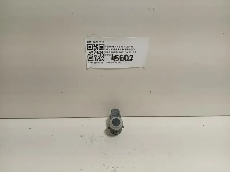 Sensore Parcheggio Paraurti ANT 96777829 Citroen C3 II 2010