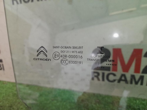 Cristallo Scendente Porta ANT DX 9675833080 Citroen C4 Grand Picasso II 2016
