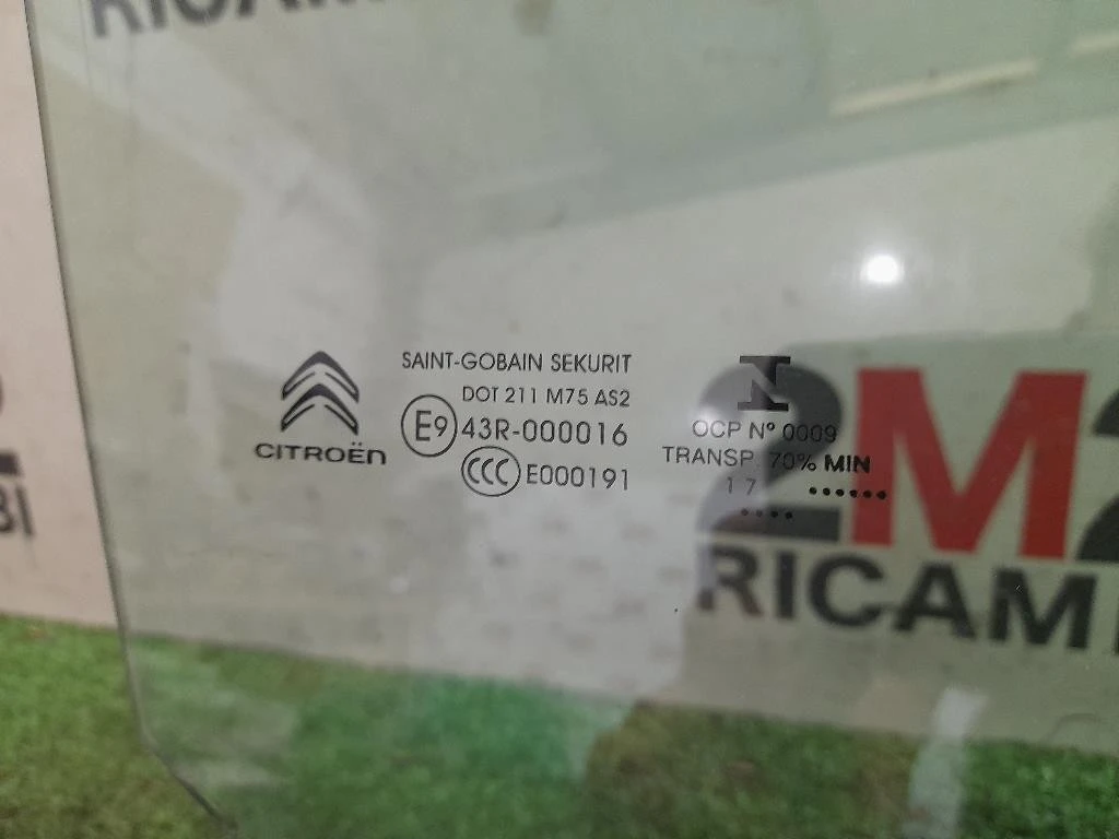 Cristallo Scendente Porta ANT DX 9675833080 Citroen C4 Grand Picasso II 2016