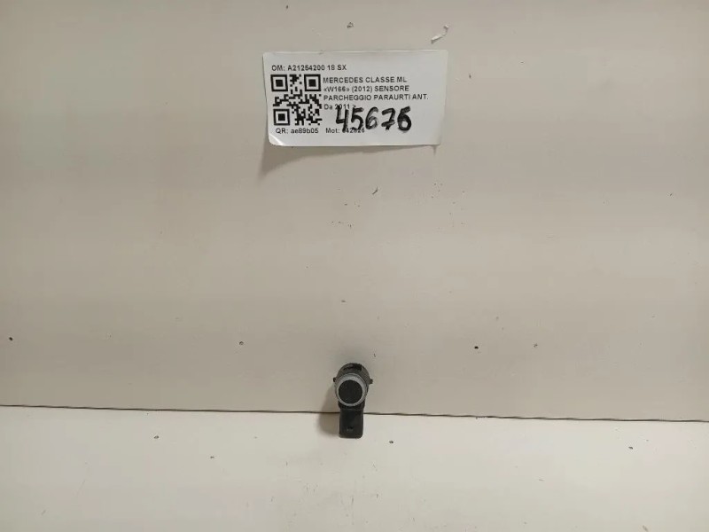 Sensore Parcheggio Paraurti ANT A21254200 18 SX Mercedes Classe ML W166 2012