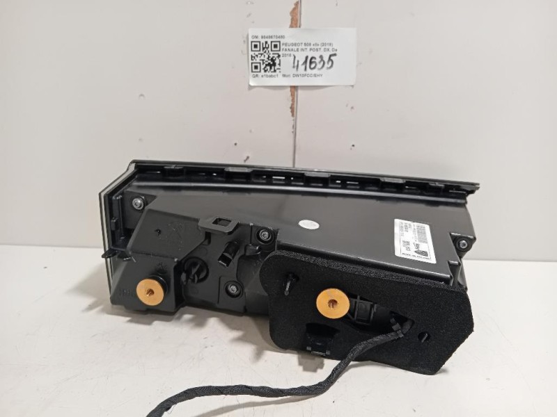 Fanale INT POST DX 9848670480 Peugeot 508 II 2018