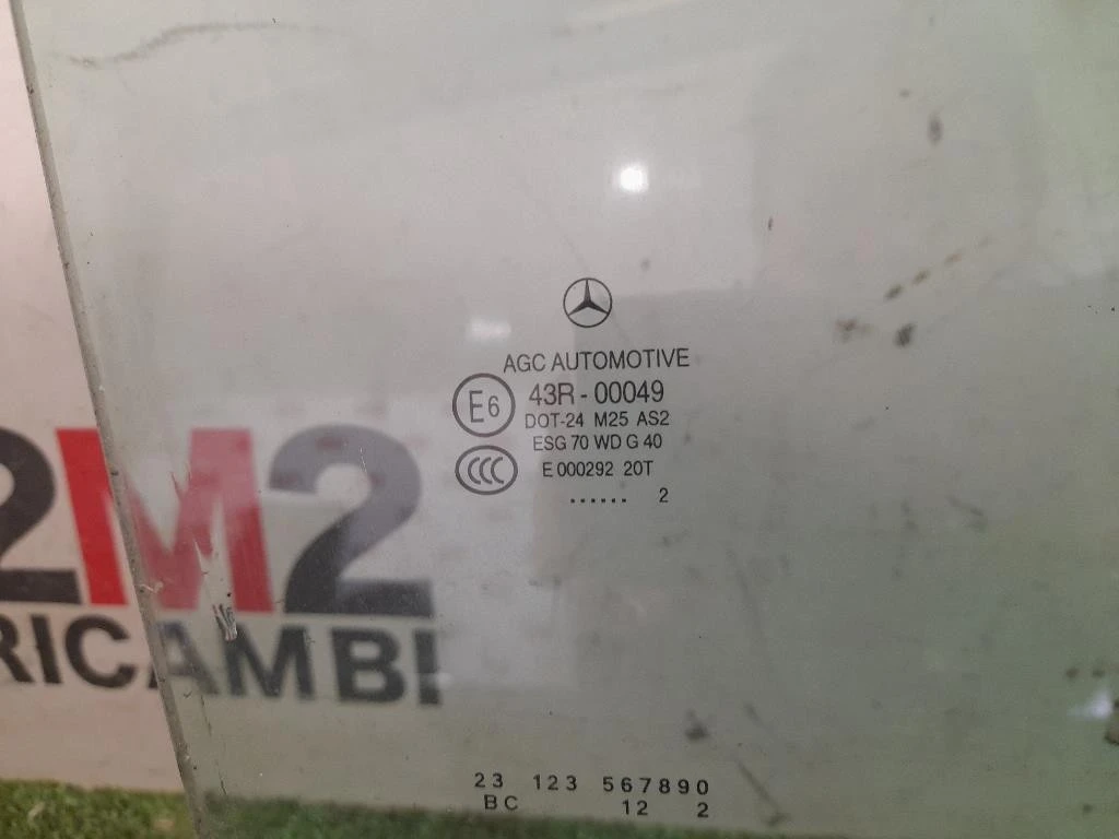 Cristallo Scendente Porta ANT DX A2467250600 Mercedes Classe B W246 2012