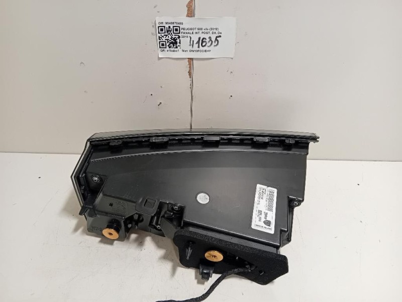 Fanale INT POST DX 9848670480 Peugeot 508 II 2018