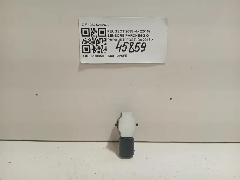 Sensore Parcheggio Paraurti POST 9675202477 Peugeot 2008 I 2016