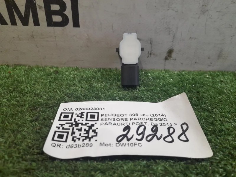 Sensore Parcheggio Paraurti POST 0263023081 Peugeot 308 II 2014