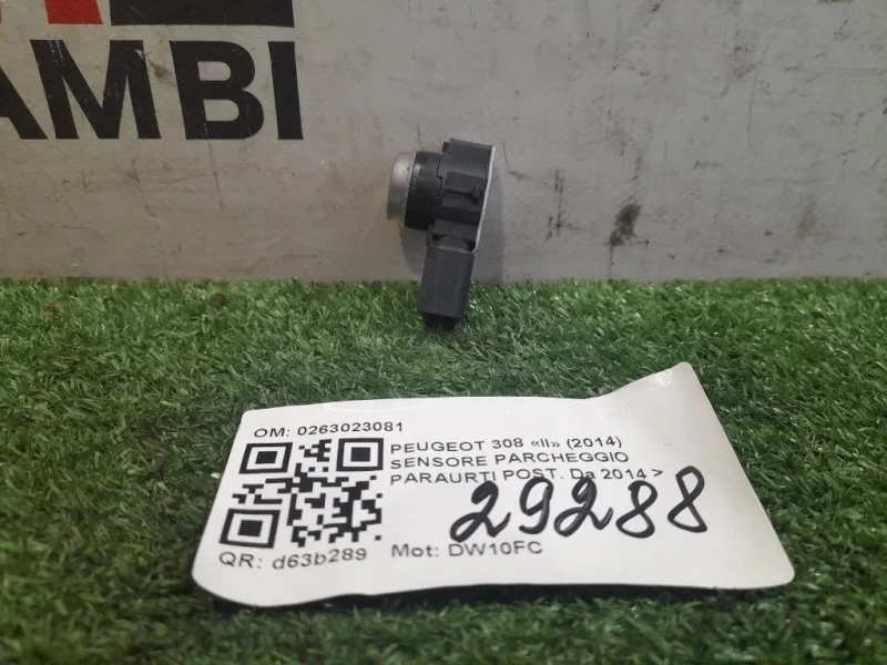 Sensore Parcheggio Paraurti POST 0263023081 Peugeot 308 II 2014